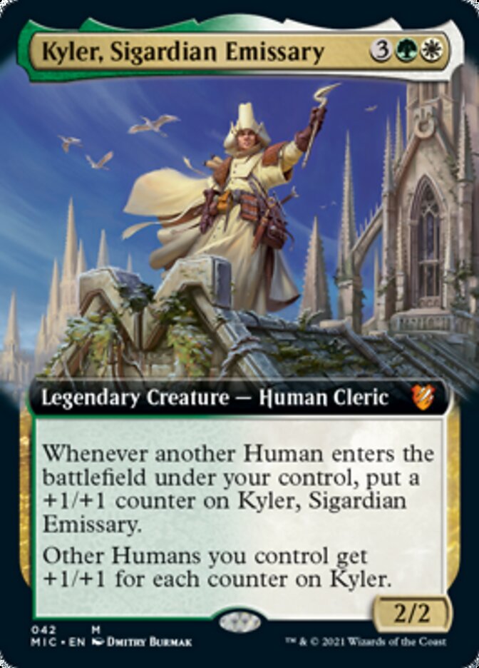 Kyler, Sigardian Emissary (Extended) [Innistrad: Midnight Hunt Commander] | Gaming Infinity