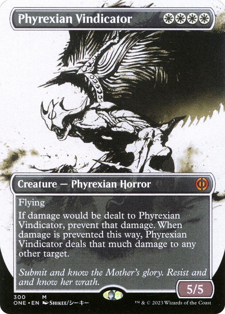 Phyrexian Vindicator (Borderless Ichor) [Phyrexia: All Will Be One] | Gaming Infinity