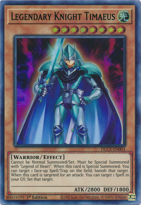 Legendary Knight Timaeus (Green) [DLCS-EN001] Ultra Rare | Gaming Infinity
