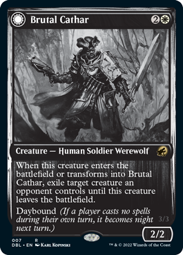 Brutal Cathar // Moonrage Brute [Innistrad: Double Feature] | Gaming Infinity