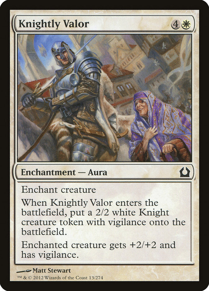 Knightly Valor [Return to Ravnica] | Gaming Infinity