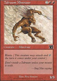 Talruum Minotaur [Classic Sixth Edition] | Gaming Infinity