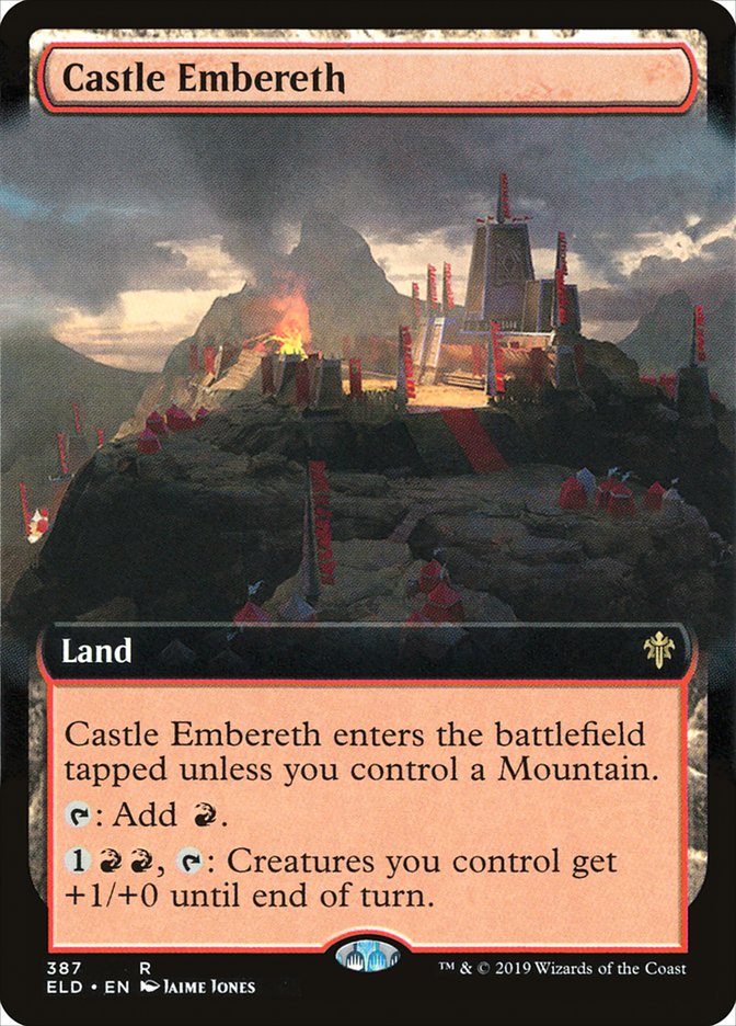 Castle Embereth (Extended Art) [Throne of Eldraine] | Gaming Infinity