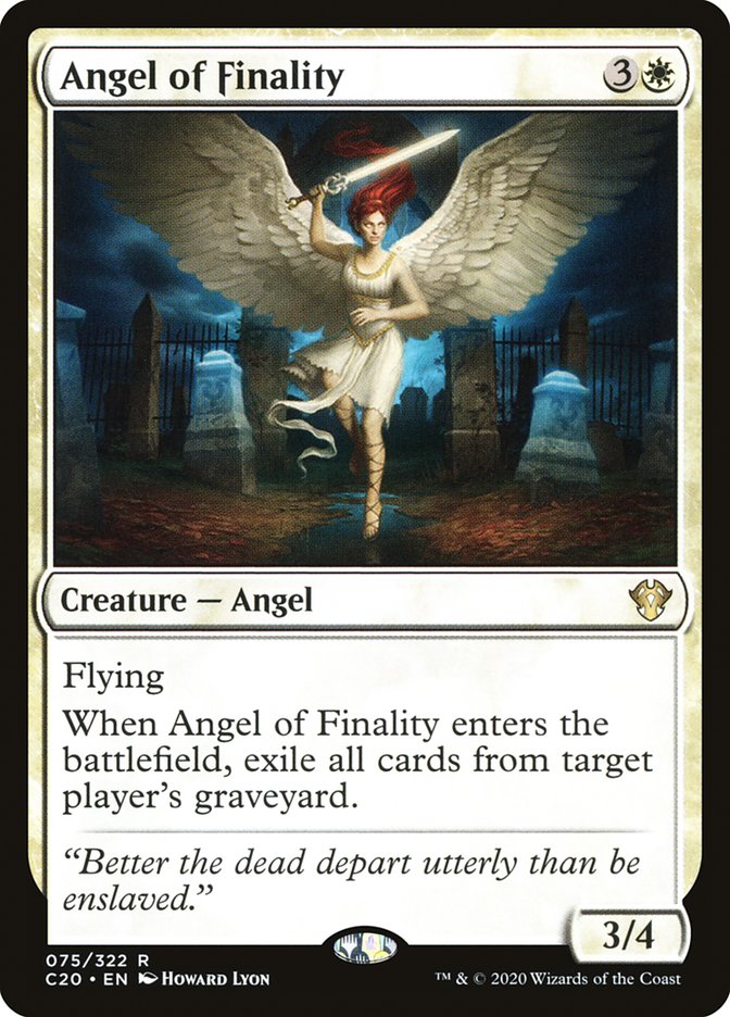 Angel of Finality [Commander 2020] | Gaming Infinity