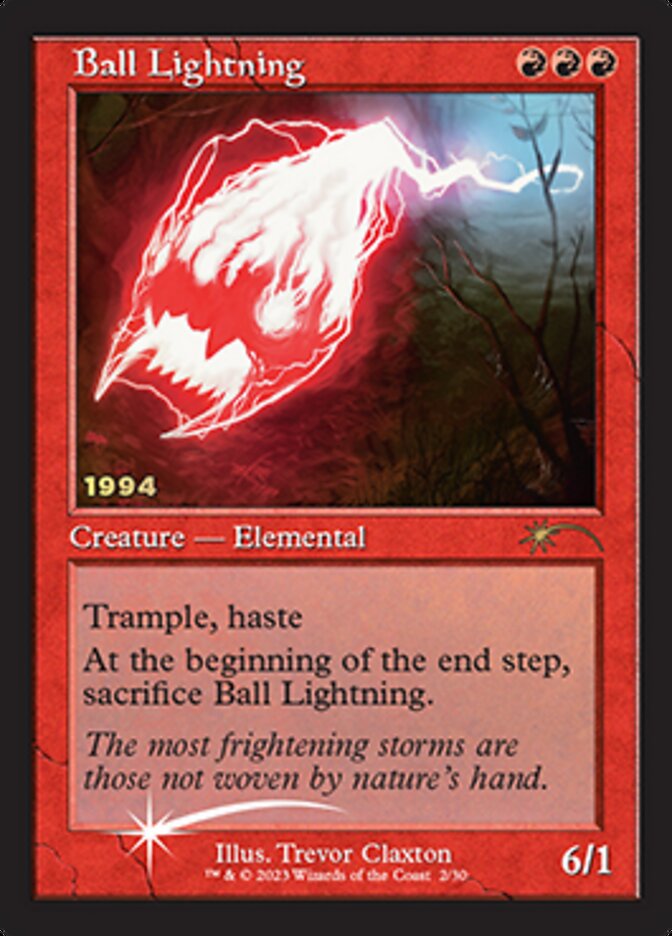 Ball Lightning [30th Anniversary Promos] | Gaming Infinity