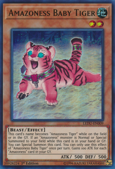 Amazoness Baby Tiger [LEDU-EN009] Ultra Rare | Gaming Infinity