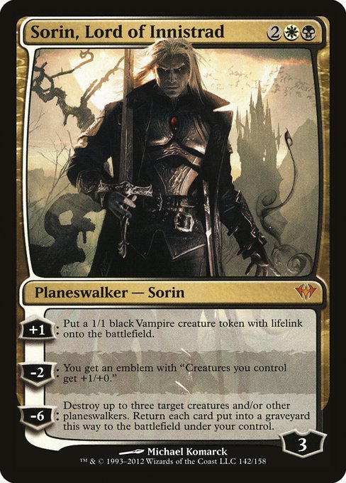 Sorin, Lord of Innistrad [Dark Ascension] | Gaming Infinity