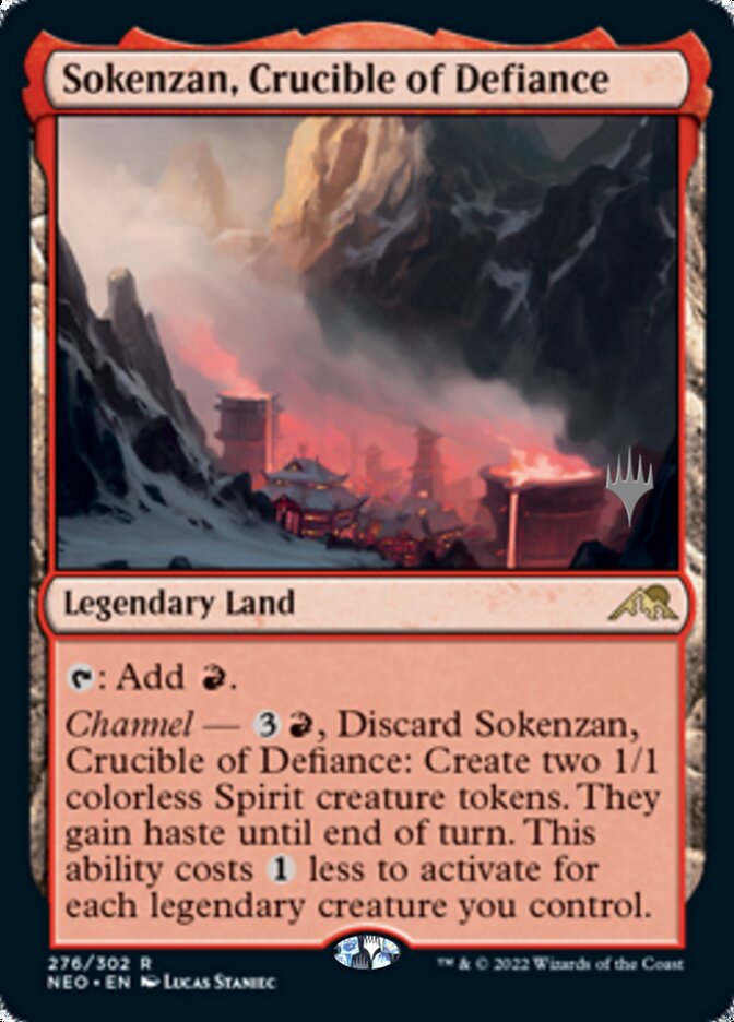 Sokenzan, Crucible of Defiance (Promo Pack) [Kamigawa: Neon Dynasty Promos] | Gaming Infinity