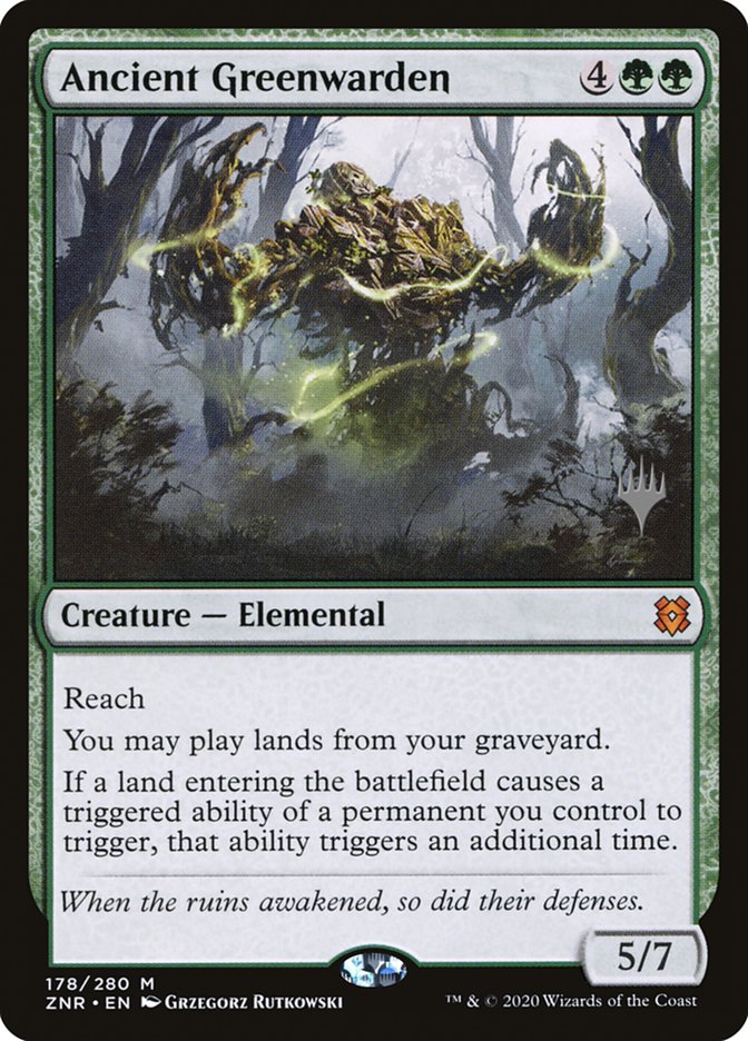 Ancient Greenwarden (Promo Pack) [Zendikar Rising Promos] | Gaming Infinity