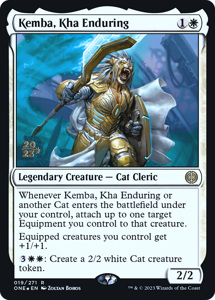 Kemba, Kha Enduring [Phyrexia: All Will Be One Prerelease Promos] | Gaming Infinity