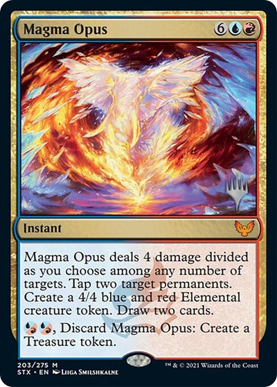 Magma Opus (Promo Pack) [Strixhaven: School of Mages Promos] | Gaming Infinity