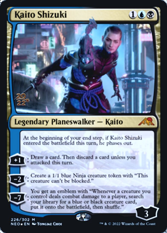 Kaito Shizuki [Kamigawa: Neon Dynasty Prerelease Promos] | Gaming Infinity