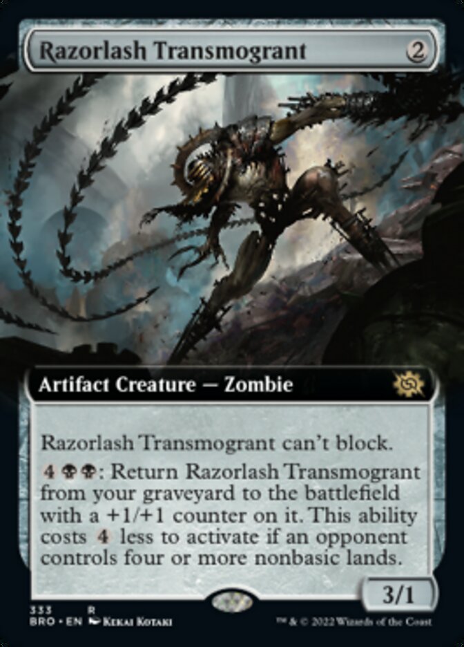 Razorlash Transmogrant (Extended Art) [The Brothers' War] | Gaming Infinity