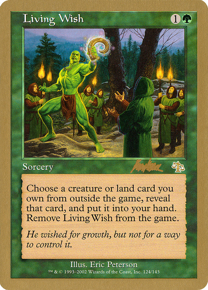 Living Wish (Brian Kibler) [World Championship Decks 2002] | Gaming Infinity