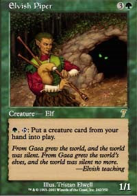 Elvish Piper [Seventh Edition] | Gaming Infinity