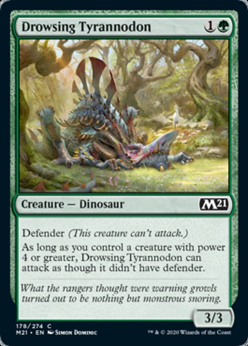Drowsing Tyrannodon [Core Set 2021] | Gaming Infinity