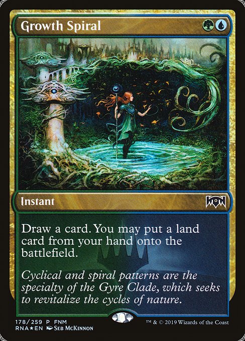 Growth Spiral [Ravnica Allegiance Promos] | Gaming Infinity