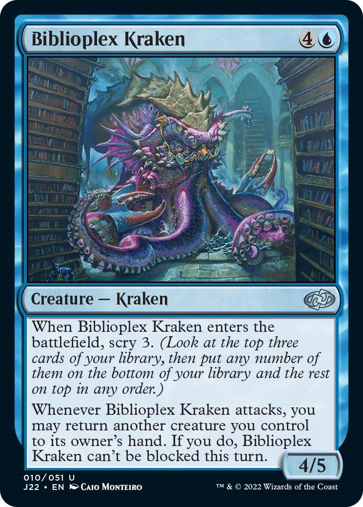 Biblioplex Kraken [Jumpstart 2022] | Gaming Infinity