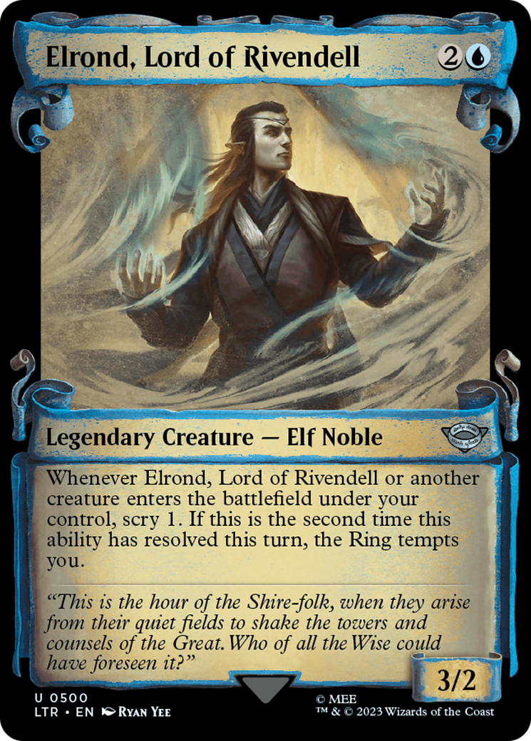 Elrond, Lord of Rivendell [The Lord of the Rings: Tales of Middle-Earth Showcase Scrolls] | Gaming Infinity