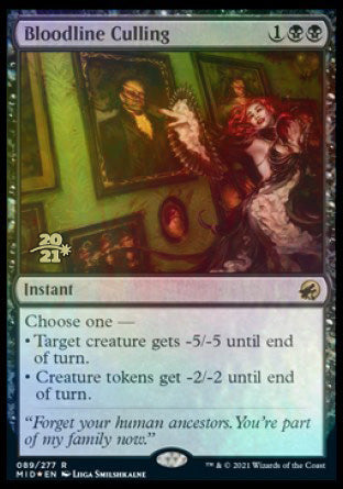 Bloodline Culling [Innistrad: Midnight Hunt Prerelease Promos] | Gaming Infinity