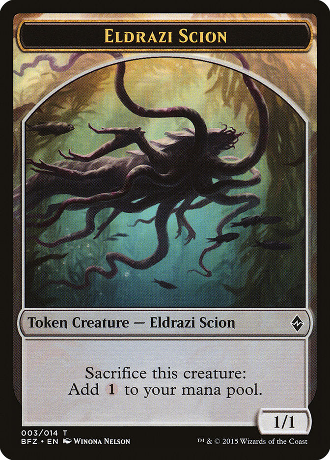 Eldrazi Scion (003/014) [Battle for Zendikar Tokens] | Gaming Infinity