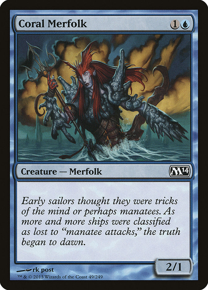 Coral Merfolk [Magic 2014] | Gaming Infinity