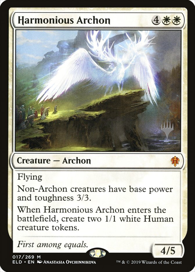 Harmonious Archon (Promo Pack) [Throne of Eldraine Promos] | Gaming Infinity