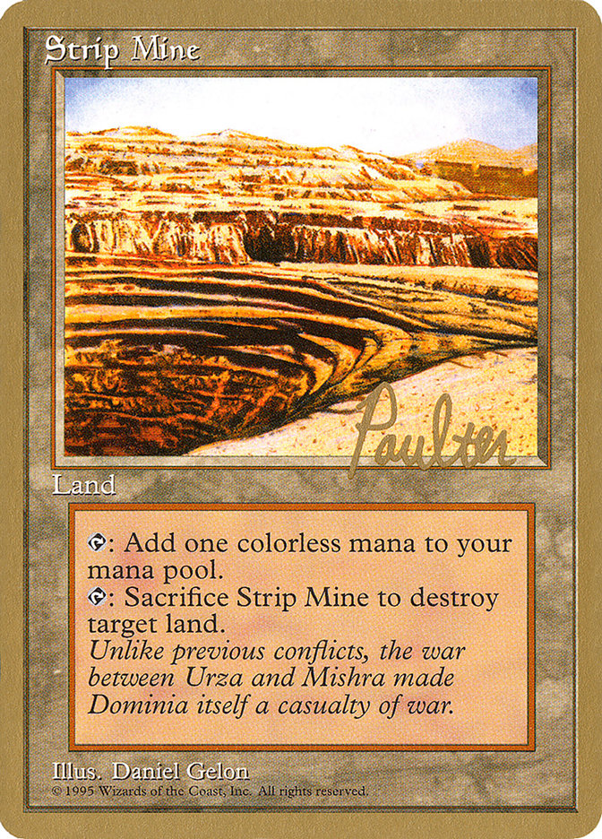 Strip Mine (Preston Poulter) [Pro Tour Collector Set] | Gaming Infinity