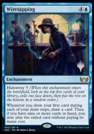 Wiretapping (Promo Pack) [Streets of New Capenna Promos] | Gaming Infinity