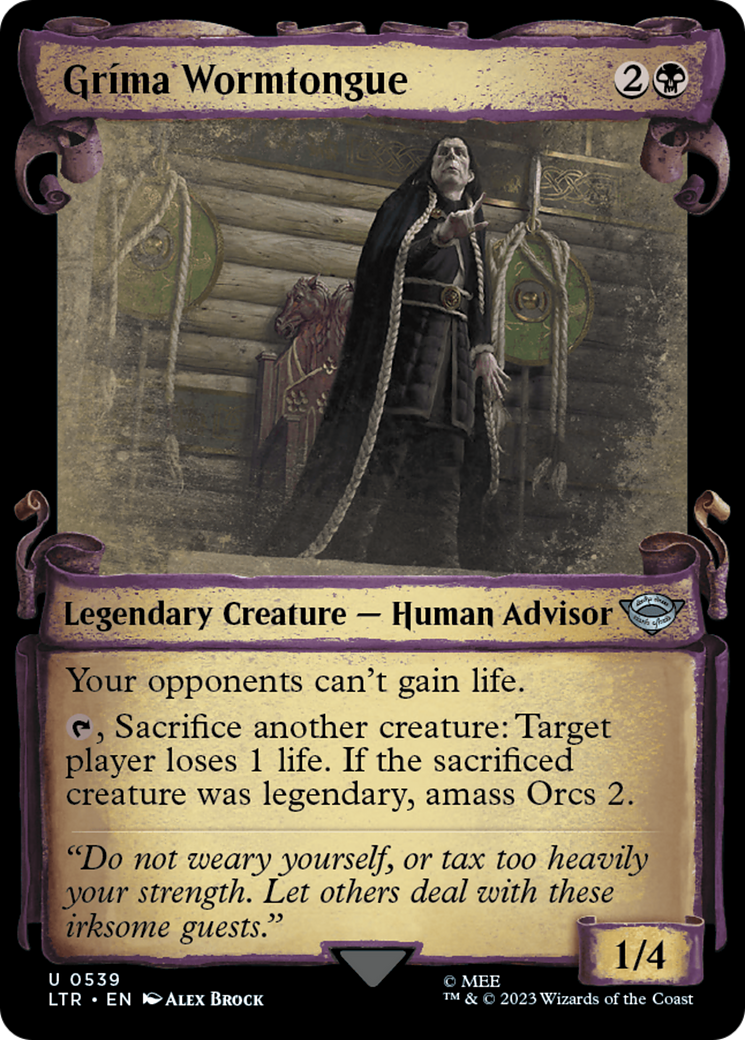 Grima Wormtongue [The Lord of the Rings: Tales of Middle-Earth Showcase Scrolls] | Gaming Infinity