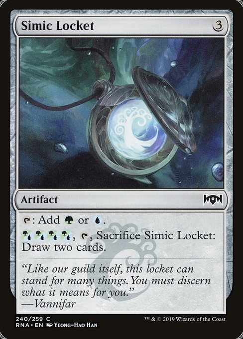 Simic Locket [Ravnica Allegiance] | Gaming Infinity