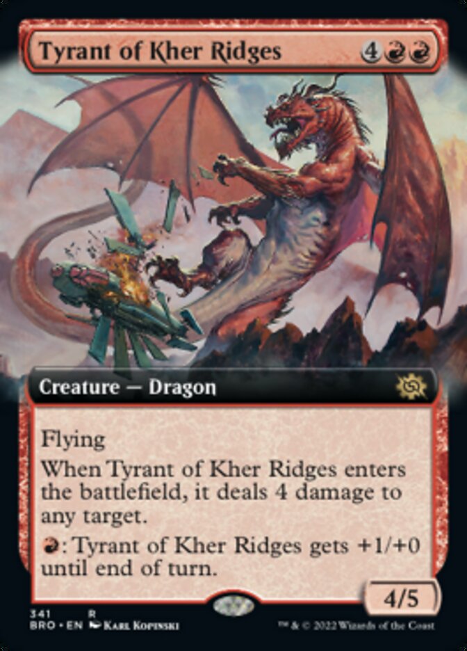 Tyrant of Kher Ridges (Extended Art) [The Brothers' War] | Gaming Infinity