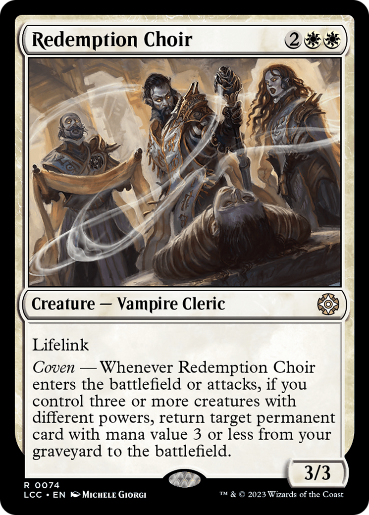 Redemption Choir [The Lost Caverns of Ixalan Commander] | Gaming Infinity