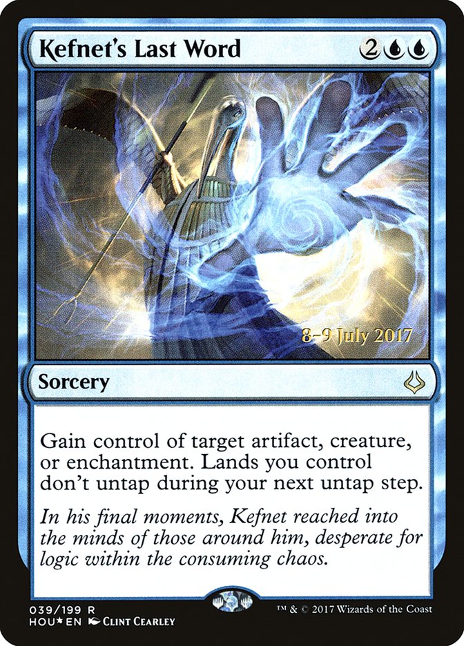 Kefnet's Last Word  [Hour of Devastation Prerelease Promos] | Gaming Infinity