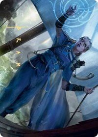 Inga Rune-Eyes Art Card (Gold-Stamped Signature) [Kaldheim: Art Series] | Gaming Infinity