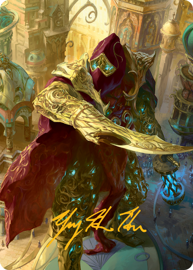 Baral, Chief of Compliance Art Card (Gold-Stamped Signature) [March of the Machine Art Series] | Gaming Infinity