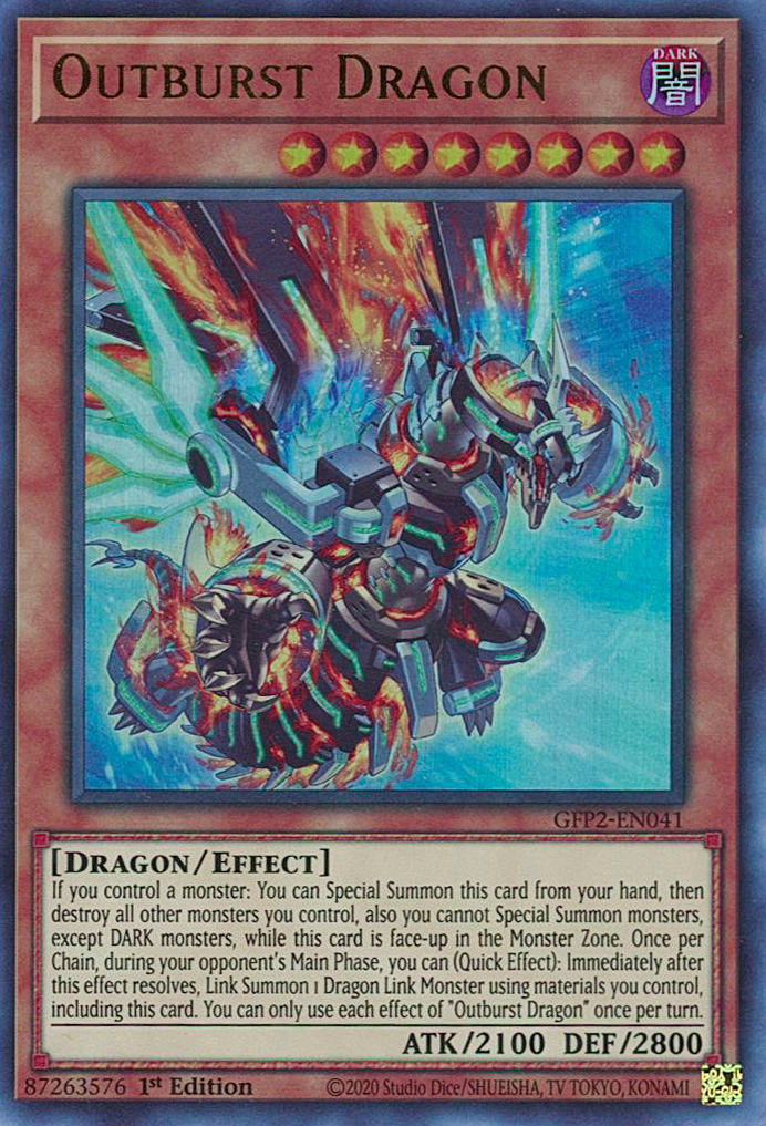 Outburst Dragon [GFP2-EN041] Ultra Rare | Gaming Infinity