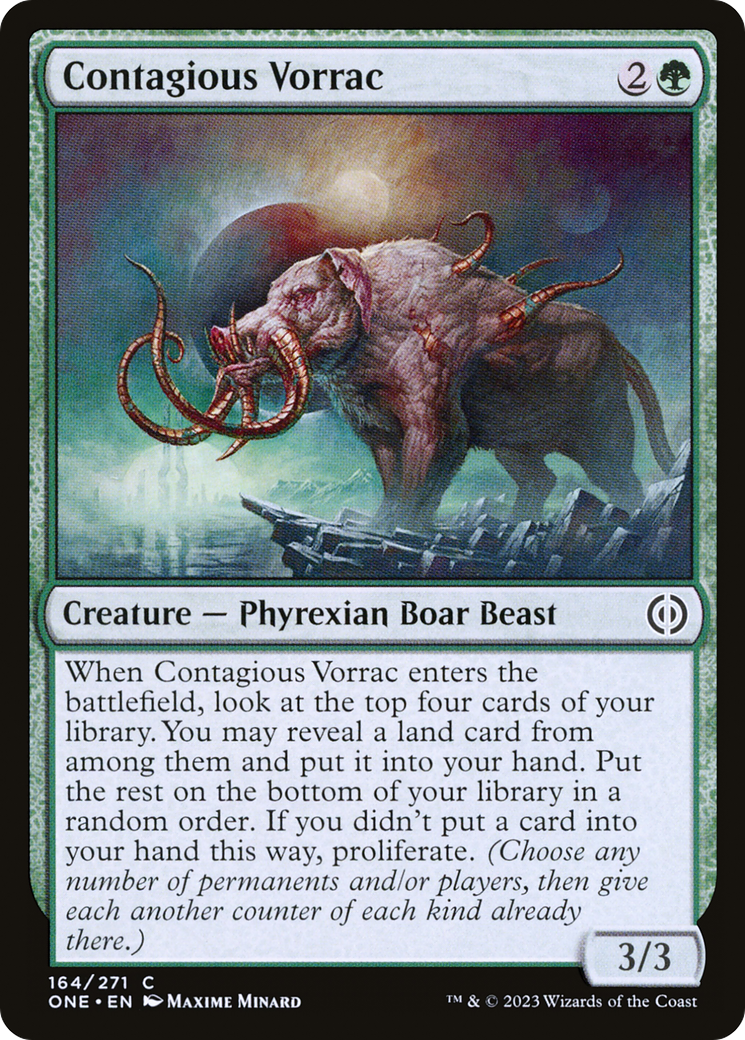 Contagious Vorrac [Phyrexia: All Will Be One] | Gaming Infinity