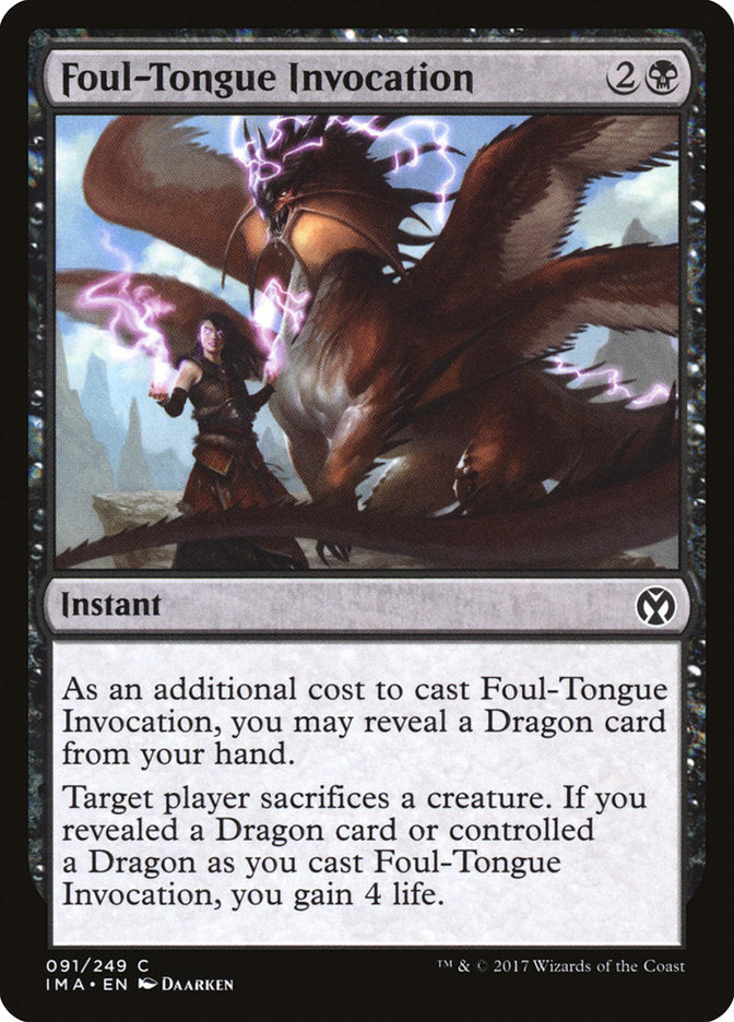 Foul-Tongue Invocation [Iconic Masters] | Gaming Infinity