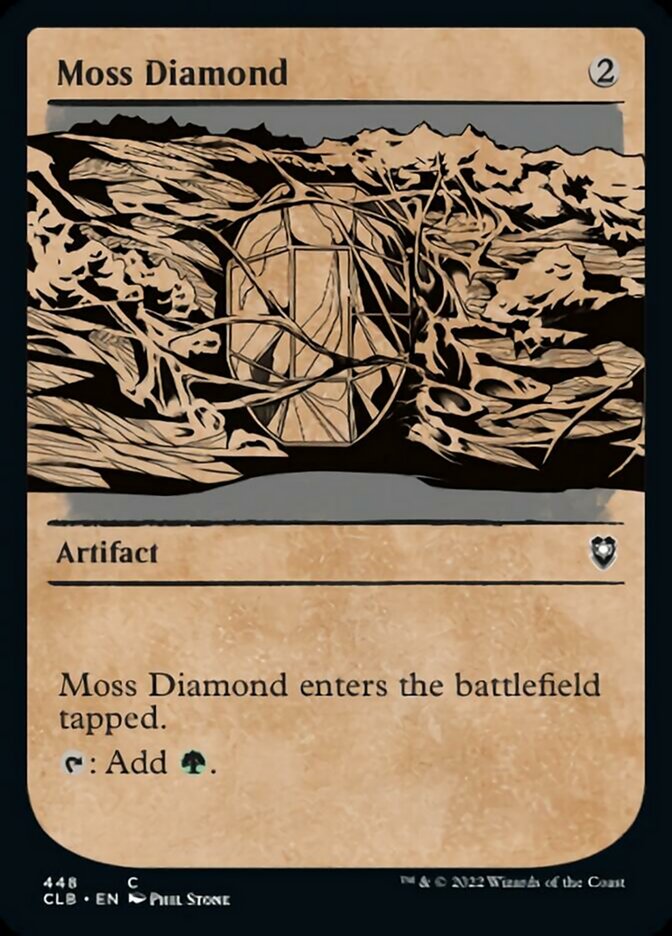 Moss Diamond (Showcase) [Commander Legends: Battle for Baldur's Gate] | Gaming Infinity