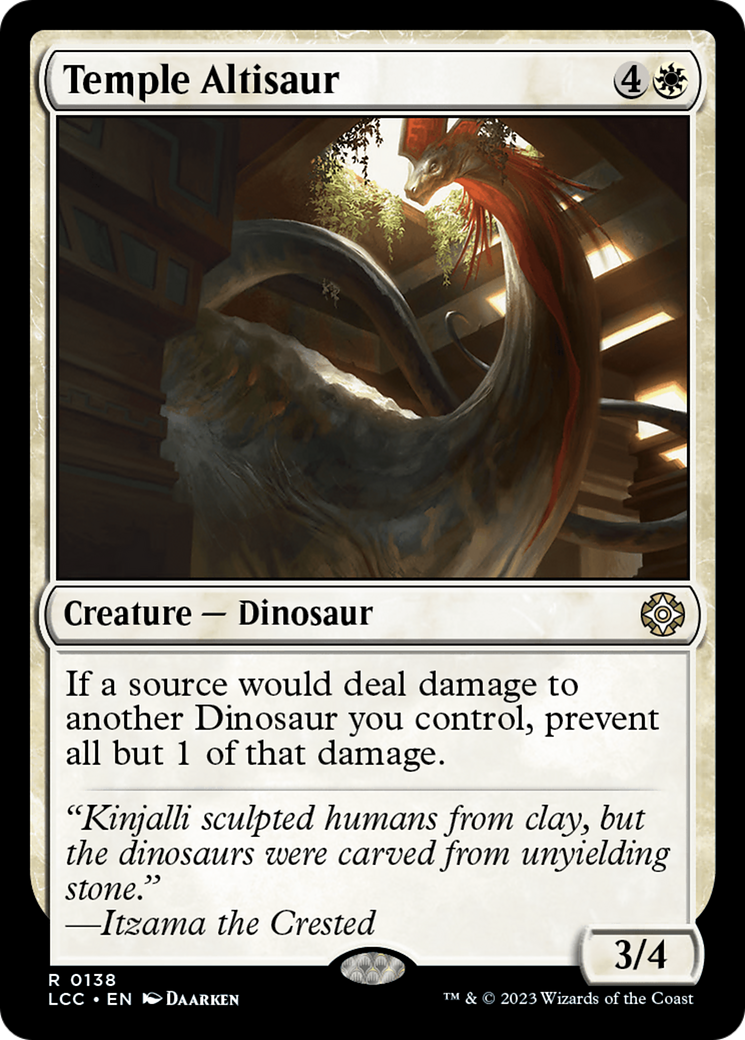 Temple Altisaur [The Lost Caverns of Ixalan Commander] | Gaming Infinity