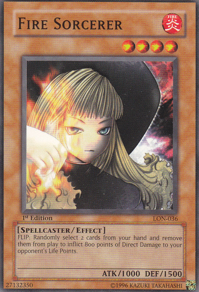 Fire Sorcerer [LON-036] Common | Gaming Infinity