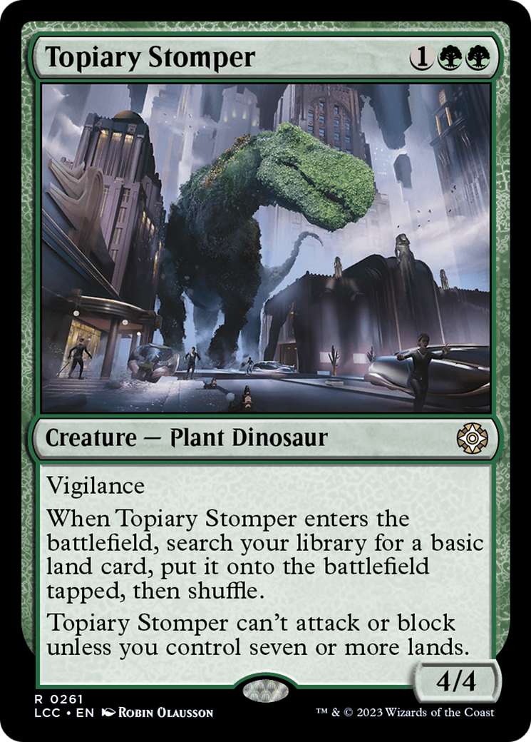 Topiary Stomper [The Lost Caverns of Ixalan Commander] | Gaming Infinity