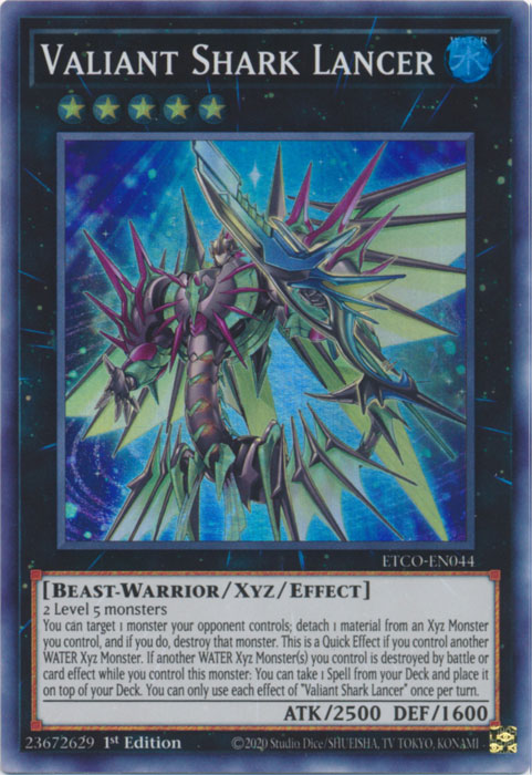 Valiant Shark Lancer [ETCO-EN044] Super Rare | Gaming Infinity
