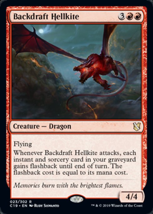 Backdraft Hellkite [Commander 2019] | Gaming Infinity