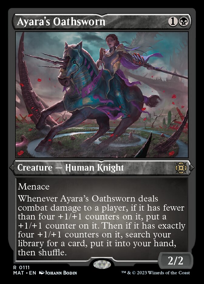 Ayara's Oathsworn (Foil Etched) [March of the Machine: The Aftermath] | Gaming Infinity