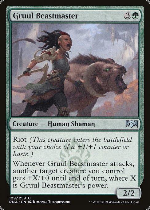 Gruul Beastmaster [Ravnica Allegiance] | Gaming Infinity