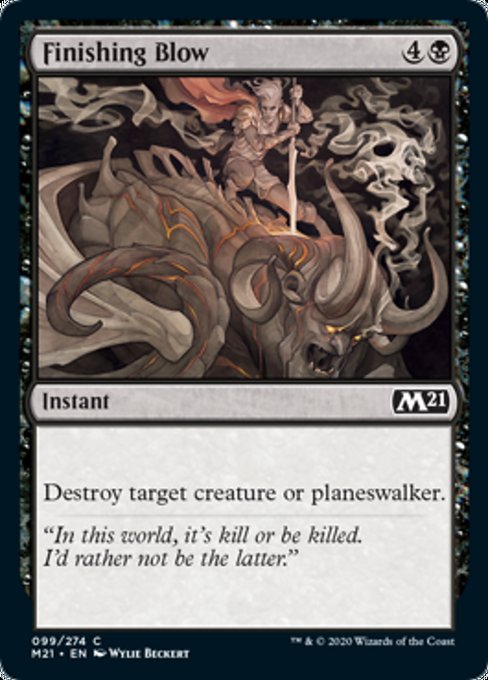 Finishing Blow [Core Set 2021] | Gaming Infinity