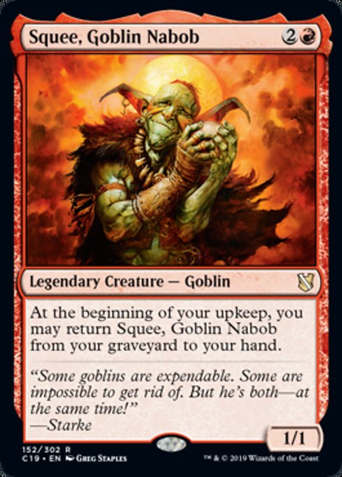 Squee, Goblin Nabob [Commander 2019] | Gaming Infinity