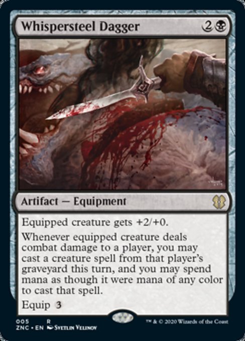 Whispersteel Dagger [Commander: Zendikar Rising] | Gaming Infinity